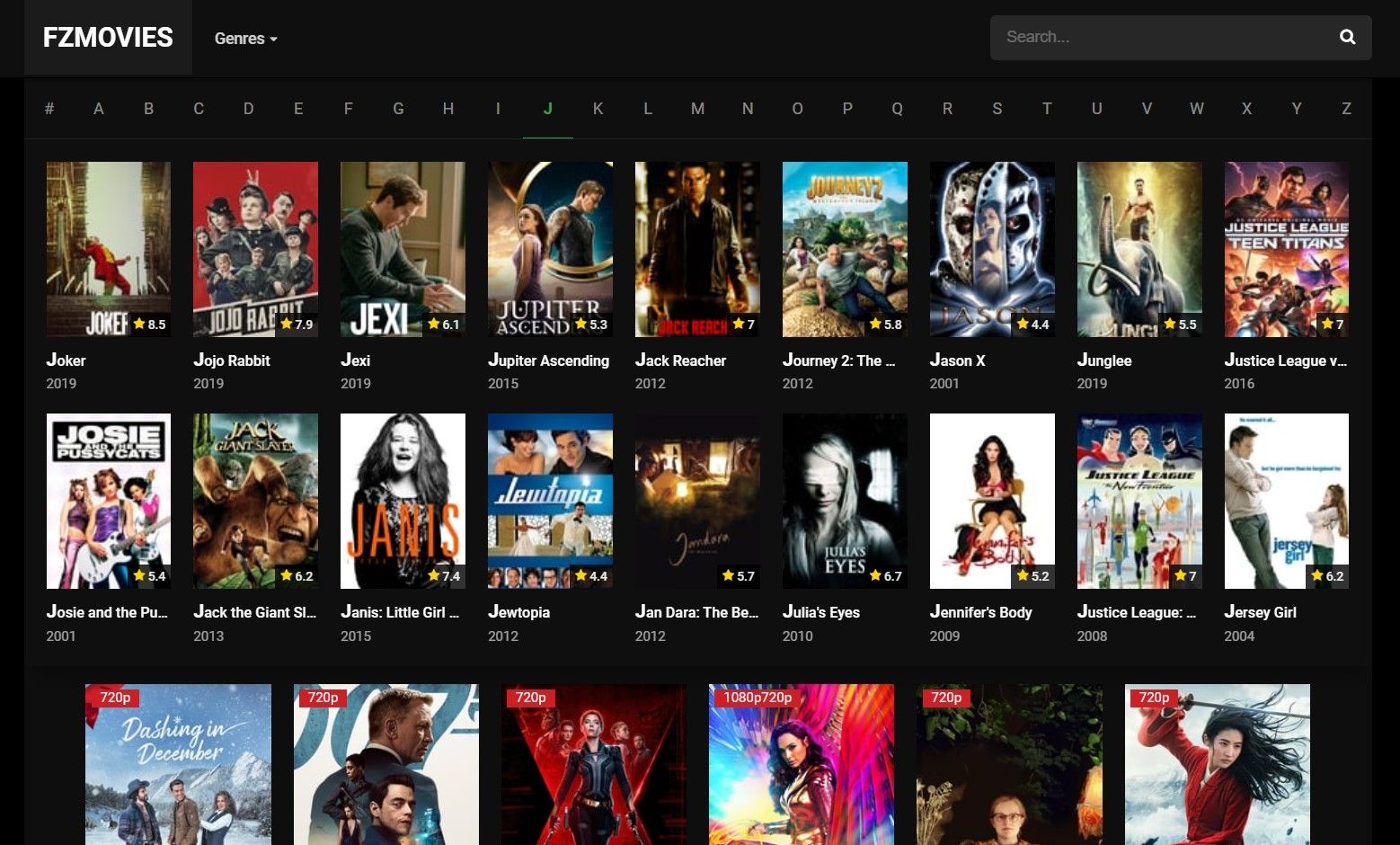 FZmovies free streaming platform - watch HD movies online